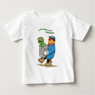 Sesame Street   Oscar & Bruno the Garbage Man Baby T-Shirt