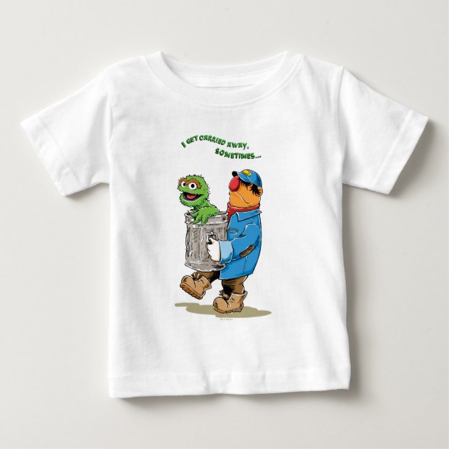Sesame Street | Oscar & Bruno the Garbage Man Baby T-Shirt (Front)