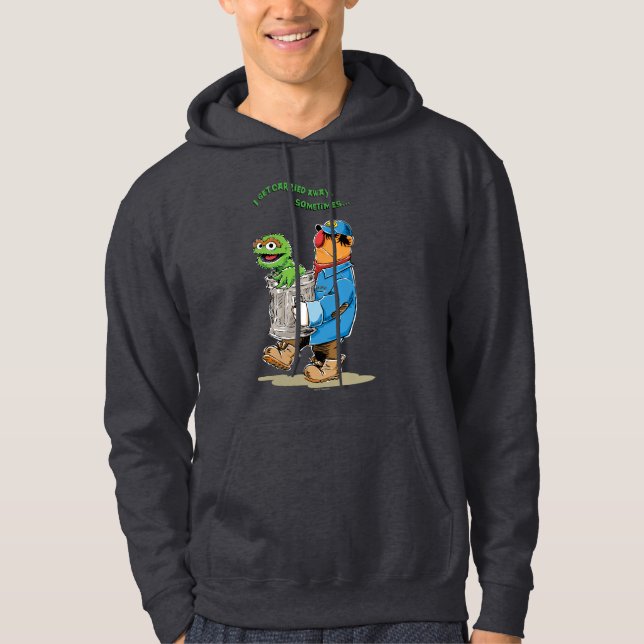 Sesame Street | Oscar & Bruno the Garbage Man Hoodie (Front)