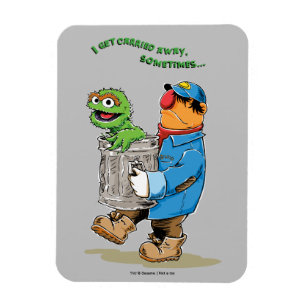 Sesame Street   Oscar & Bruno the Garbage Man Magnet