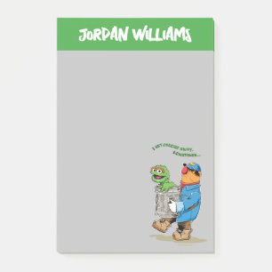 Sesame Street   Oscar & Bruno the Garbage Man Post-it Notes
