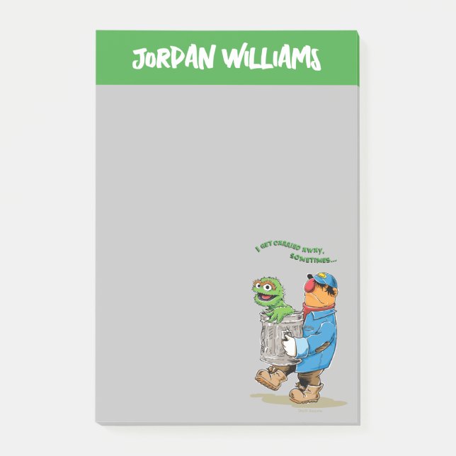 Sesame Street | Oscar & Bruno the Garbage Man Post-it Notes (Front)
