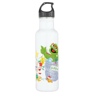Sesame Street   Oscar - Christmas Tree 710 Ml Water Bottle