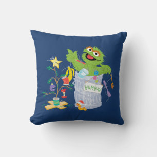 Sesame Street   Oscar - Christmas Tree Cushion