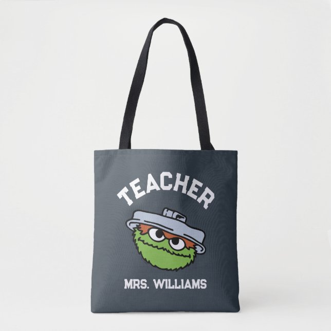 Sesame Street | Oscar Teacher Tote Bag (Front)