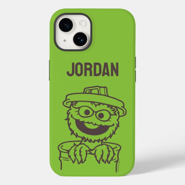 Sesame Street | Oscar the Grouch | Add Your Name Case-Mate iPhone Case (Back)