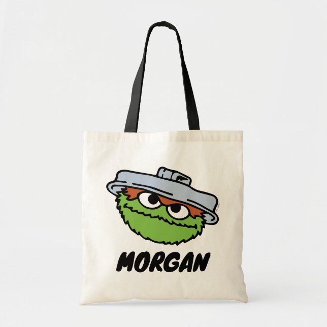 Sesame Street | Oscar the Grouch | Add Your Name Tote Bag (Front)