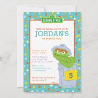 Sesame Street Oscar the Grouch Confetti Birthday