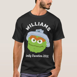 Sesame Street   Oscar the Grouch Family Vacation T-Shirt