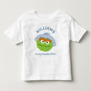 Sesame Street Oscar the Grouch Family Vacation Toddler T-Shirt