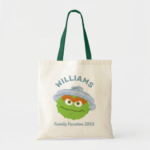 Sesame Street   Oscar the Grouch Family Vacation Tote Bag