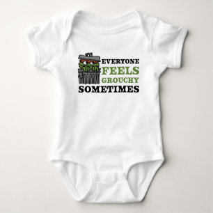 Sesame Street Oscar the Grouch Feels Grouchy Baby Bodysuit