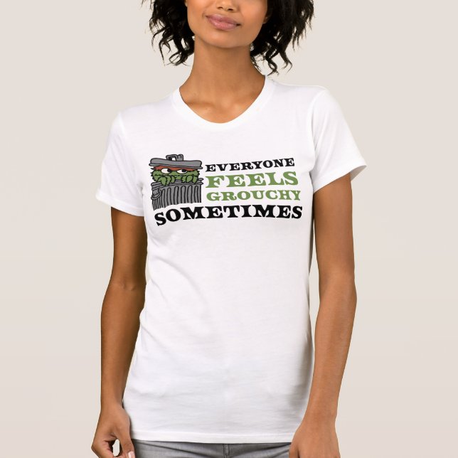 Sesame Street | Oscar the Grouch Feels Grouchy T-Shirt (Front)