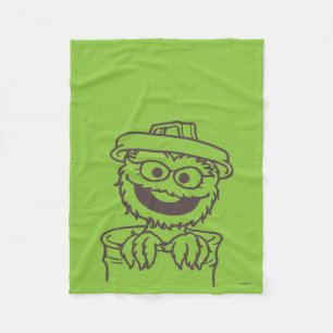 Sesame Street   Oscar the Grouch Fleece Blanket
