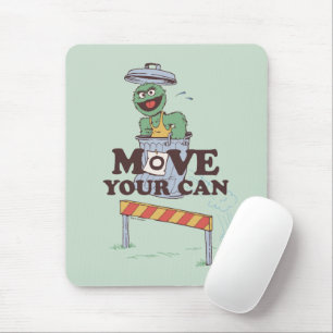 Sesame Street   Oscar the Grouch Move Your Can Mouse Pad
