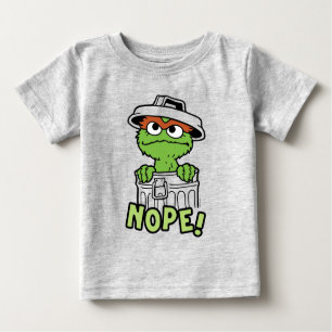 Sesame Street   Oscar the Grouch Nope! Baby T-Shirt