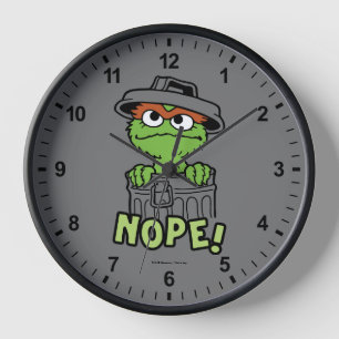 Sesame Street   Oscar the Grouch Nope! Clock