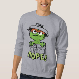 Sesame Street   Oscar the Grouch Nope! Sweatshirt