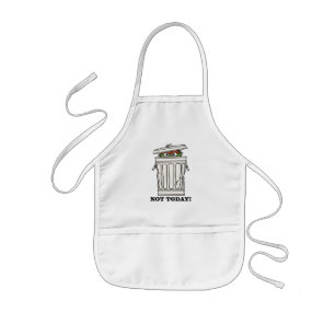 Sesame Street Oscar the Grouch Not Today! Kids Apron