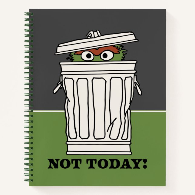 Sesame Street | Oscar the Grouch Not Today! Notebook (Front)