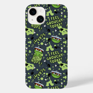 Sesame Street   Oscar the Grouch Phrase Pattern Case-Mate iPhone 14 Case
