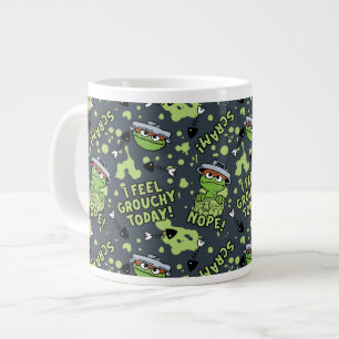 Sesame Street   Oscar the Grouch Phrase Pattern Large Coffee Mug