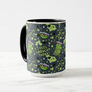 Sesame Street   Oscar the Grouch Phrase Pattern Mug