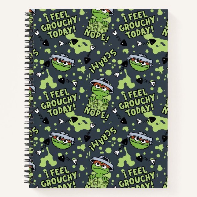 Sesame Street | Oscar the Grouch Phrase Pattern Notebook (Front)