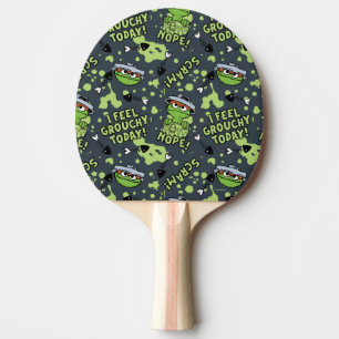 Sesame Street   Oscar the Grouch Phrase Pattern Ping Pong Paddle