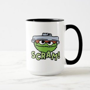 Sesame Street   Oscar the Grouch Scram! Mug