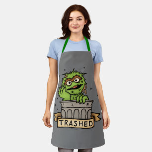 Sesame Street   Oscar the Grouch Trashed Apron