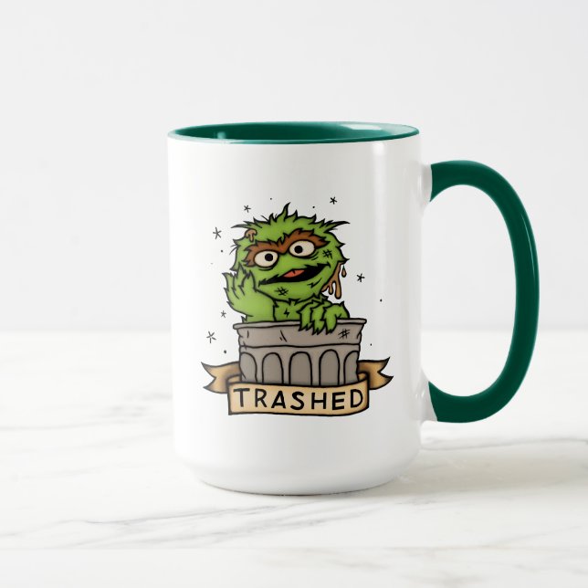 Sesame Street | Oscar the Grouch Trashed Mug (Right)