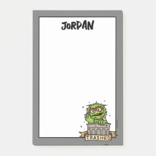 Sesame Street   Oscar the Grouch Trashed Post-it Notes