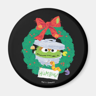 Sesame Street   Oscar the Grouch Wreath Magnet