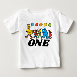 Sesame Street Pals | 1st Birthday Balloons Baby T-Shirt