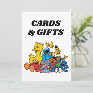 Sesame Street Pals 1st Birthday Cards & Gifts Sign