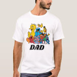 Sesame Street Pals 1st Birthday Dad T-Shirt<br><div class="desc">Celebrate your little one’s milestone with this vibrant t-shirt for proud dads, featuring Elmo, Big Bird, and Cookie Monster from Sesame Street. Surrounded by colourful balloons and playful accents, the design includes the phrase "1st Birthday Dad, " making it the perfect outfit for a Sesame Street-themed birthday celebration. This cheerful...</div>