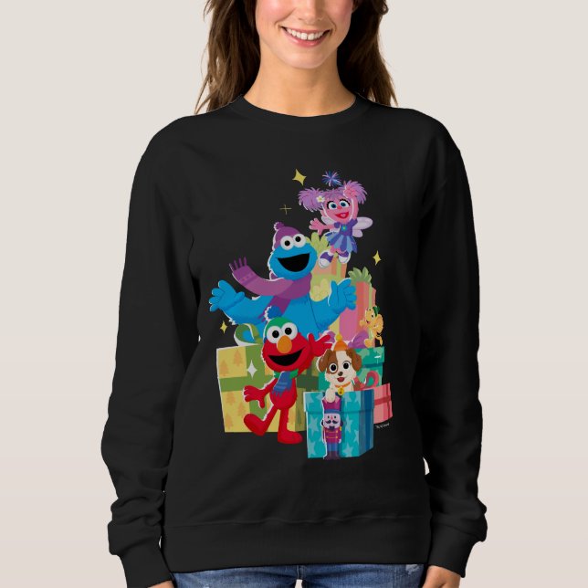 Sesame Street Pals and Presents Sweatshirt (Front)