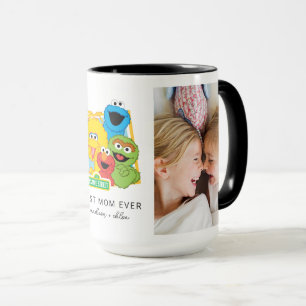 Sesame Street Pals   Best Mum - Photo Mug