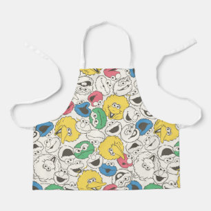 Sesame Street Pals   Big Head Core Pattern Apron