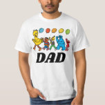 Sesame Street Pals | Birthday Balloons - Dad T-Shi T-Shirt<br><div class="desc">Celebrate your child's Birthday with this super cute Birthday Dad Shirt featuring all your favourite Sesame Pals. © 2021 Sesame Workshop.</div>
