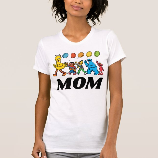 Sesame Street Pals | Birthday Balloons - Mum T-Shirt (Front)