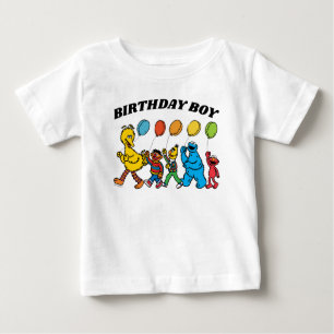 Sesame Street Pals Birthday Boy Birthday Baby T-Shirt