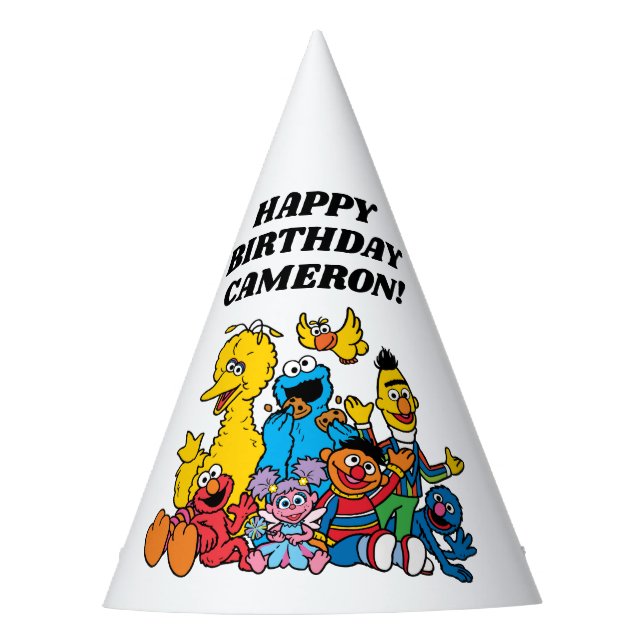 Sesame Street Pals Birthday  Party Hat (Front)