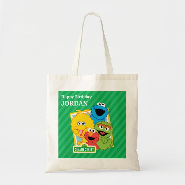 Sesame Street Pals Birthday Tote Bag (Front)