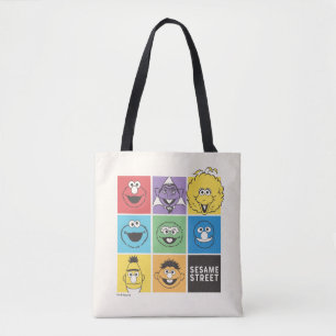 Sesame Street Pals   Color Blocks Tote Bag