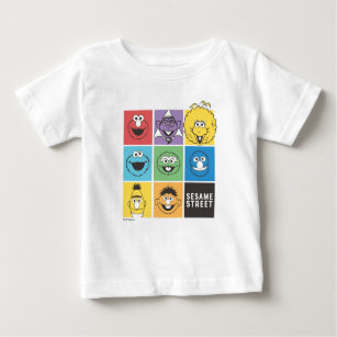 Sesame Street Pals   Colour Blocks Baby T-Shirt