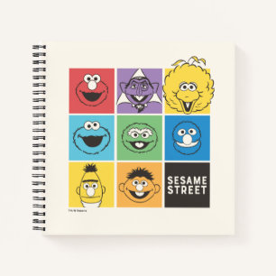 Sesame Street Pals   Colour Blocks Notebook