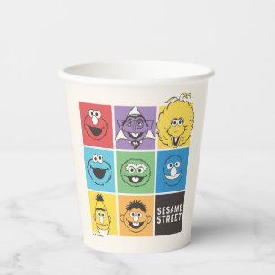 Sesame Street Pals   Colour Blocks Paper Cups