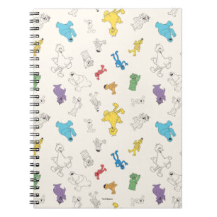 Sesame Street Pals Colourful Vintage Pattern Notebook